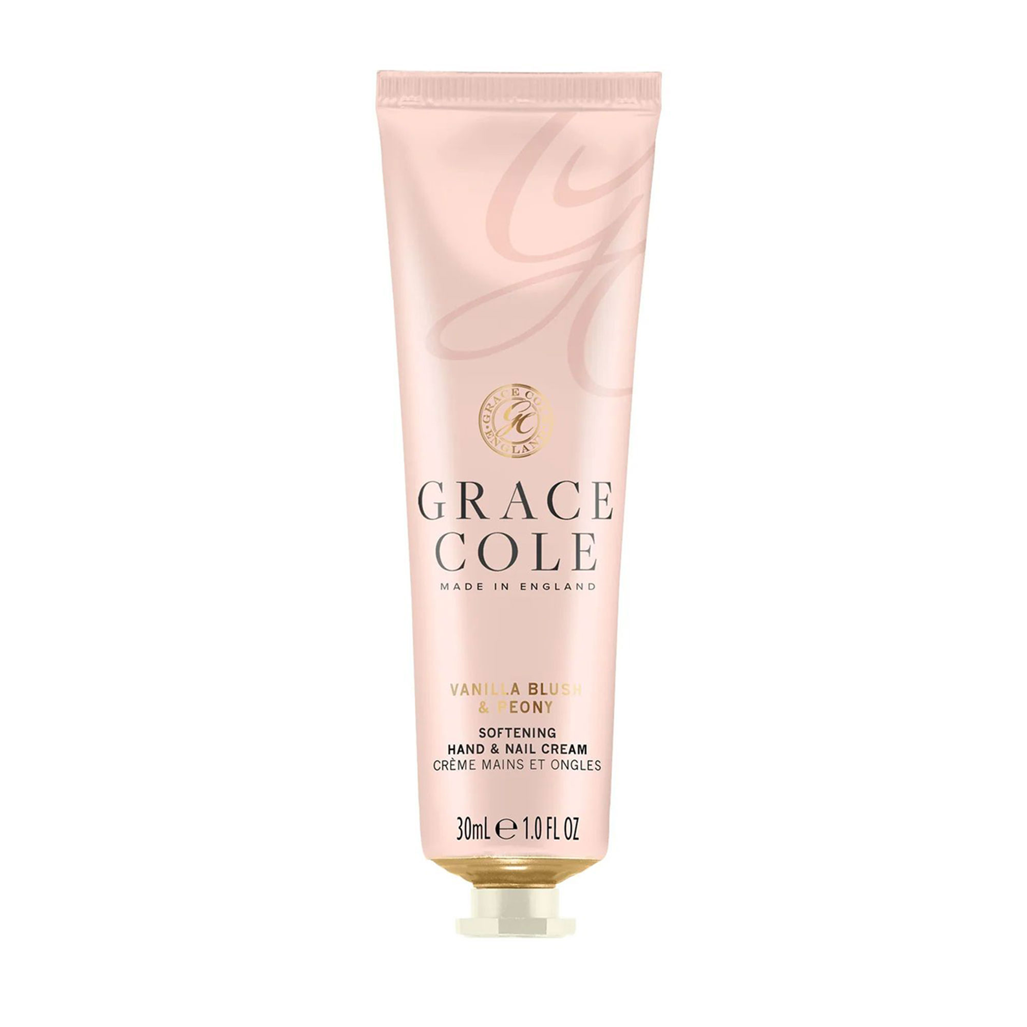 Крем для рук та нігтів Grace Cole Softening Hand &amp; Nail Cream Ваніль та півонія, 30 мл