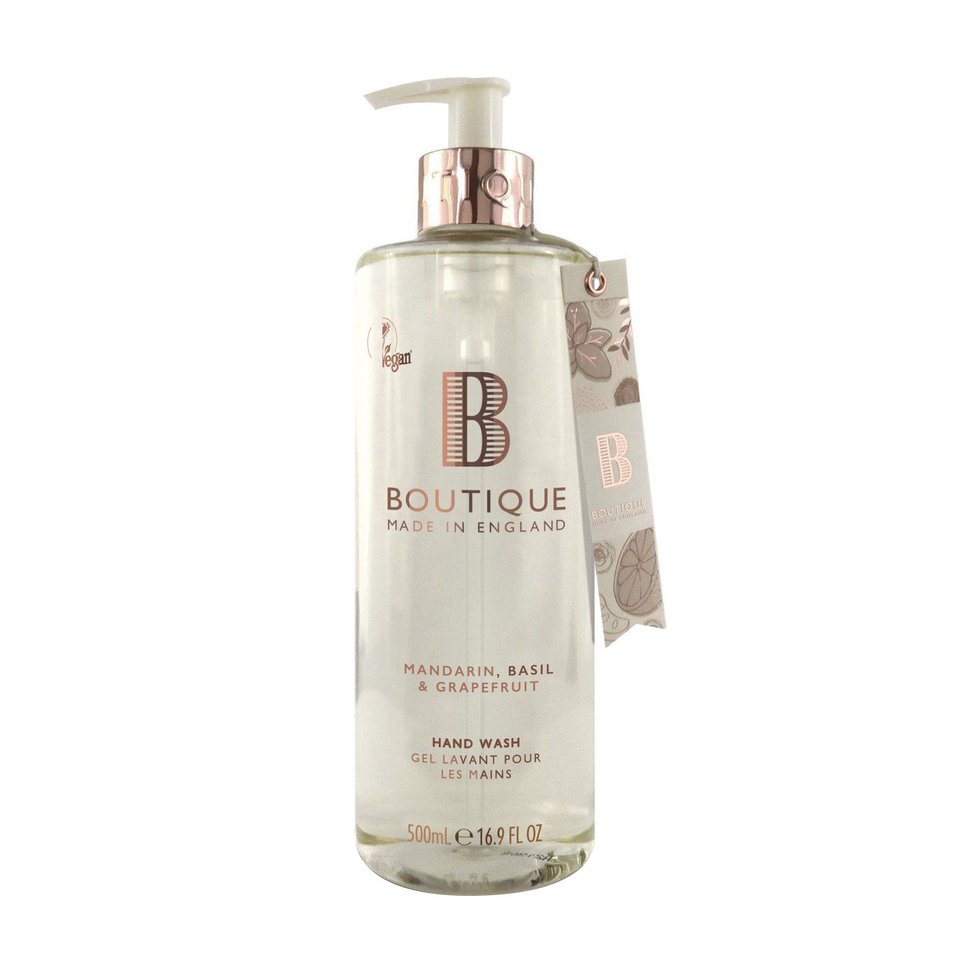Мило рідке Grace Cole Hand Wash Boutique Mandarin, Basil &amp; Grapefruit, 500 мл